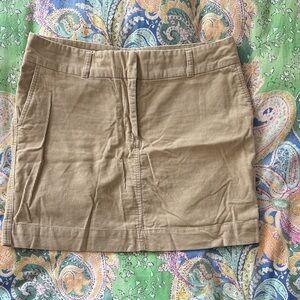 Vineyard Vines Beige Corduroy Skirt